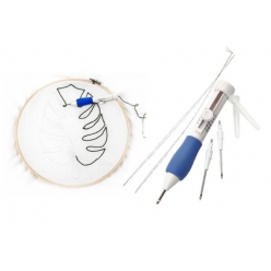 set aiguille magique broderie punch needle 1 15 2 mm