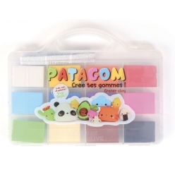 faire une gomme activite enfant valisette patagom 12 pains