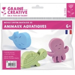 moule pour savon animaux aquatiques