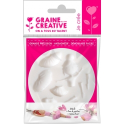 moule en silicone mini danseuse a composer o 7 cm