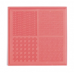 tapis de texture pour la fimo vannerie