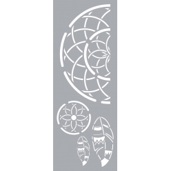 pochoir deco 15x40 cm attrape reves