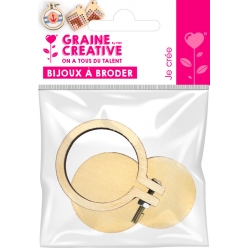 mini tambour pour bijou a broder 4 cm