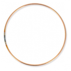 armature abat jour cercle cuivre diametre 45 cm