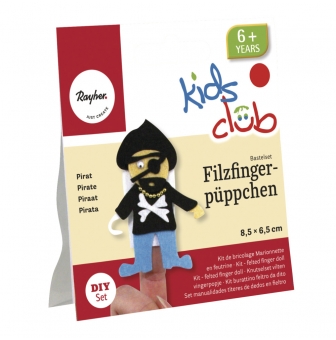 kit marionnette en feutrine pirate