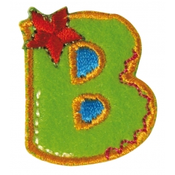 lettres thermofixables en tissu 3 cm