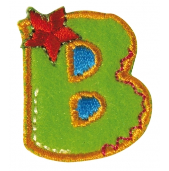 lettres thermofixables en tissu 3 cm