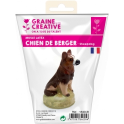 moule en latex chien de berger
