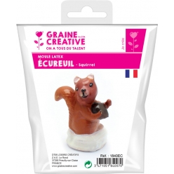 moule en latex ecureuil