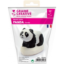 moule en latex panda