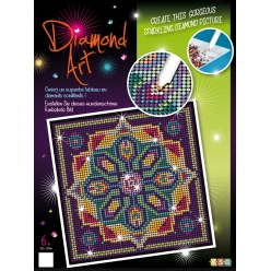 tableau art diamond strass et diamants mandala