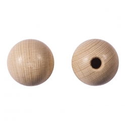 boules en bois brut demi forure