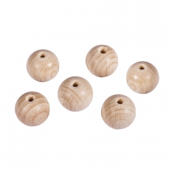boules en bois brut