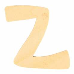 alphabet en bois 6 cm lettre z