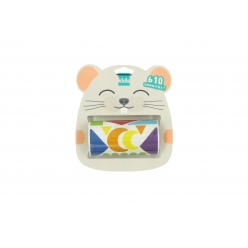 gommette pour enfant en rouleau formes geometriques 610 pieces