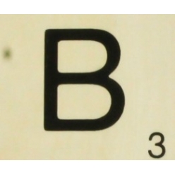 grande lettre en bois facon scrabble 10 cm lettre b