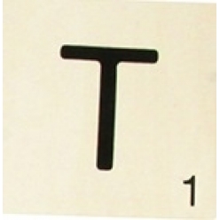 grande lettre en bois facon scrabble 10 cm lettre t