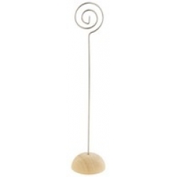 marque place ou support photo en bois spirale 135 cm 4 pieces