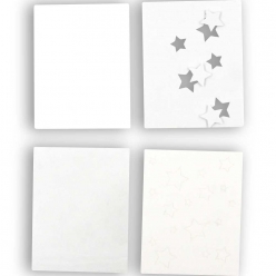 carte double shaker etoiles carte a paillette 14cm