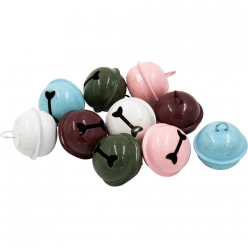 gros grelots ideal pour deco de noel 32cm 10 pieces