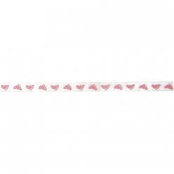 ruban organdi bleu clair pas du bebe 10 mm au metre