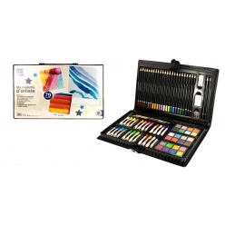 mallette de dessin pour debutant et pour enfant 79 pieces