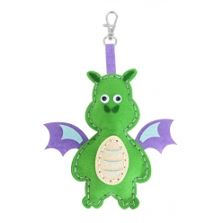 kit enfant porte cle feutrine dragon