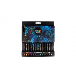 posca pencil pochette de 12 couleurs