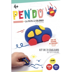 pen do pate a modeler crayon de couleur vehicules