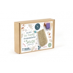 kit diy eco friendly economiseur de savon en jute