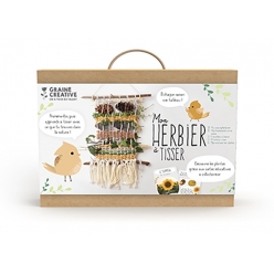 kit mon herbier a tisser 29x19 cm