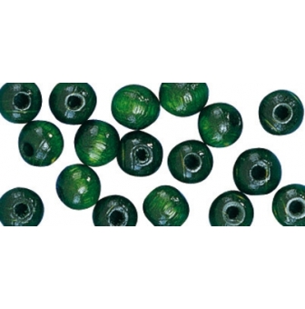perles en bois polies 4mm o label fsc