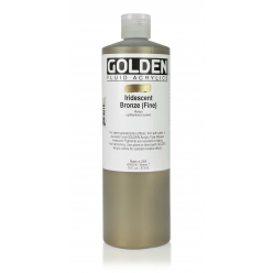 peinture acrylic fluids golden 473 ml bronze iridescent fin s7