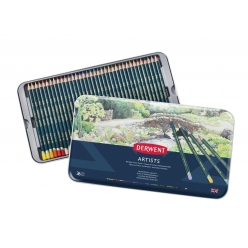 crayons de couleur derwent artists boite x36
