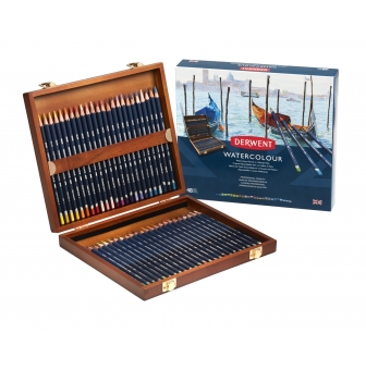 crayon de couleur aquarellable derwent watercolour coffret 48 pieces