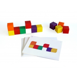 geometrie dans l espace avec 76 cubes 30 fiches modeles