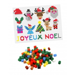 1 000 perles a repasser midi o5 mm assortiment de noel
