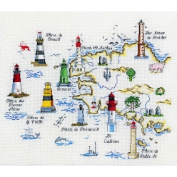 kit point comptes les phares bretons 50 x 60 cm