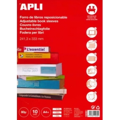 couvre livres repositionnable a4 10 pieces