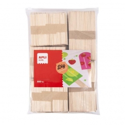 batonnets en bois tailles assorties naturel 800 pieces