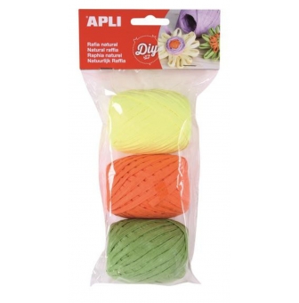 raphia naturel 30m 3 tons fluo