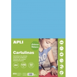 cartons bleu ciel a4 170g 50 feuilles