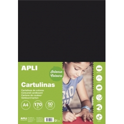 cartons noir a4 170g 50 feuilles