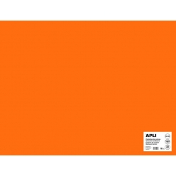 cartons orange 50x65cm 170g 25 feuilles