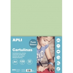 cartons vert emeraude a4 170g 50 feuilles
