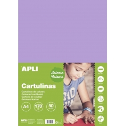 cartons lilas pre a4 170g 50 feuilles