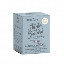 teinture textile haute couture 350g bleu clair