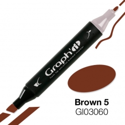 marqueur a l alcool graph it marker 3060 brown 5
