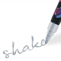 marqueur graph it shake pointe medium argente 0001
