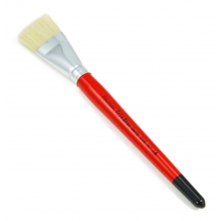brosse plate soie de porc n24  lot de 10 brosses